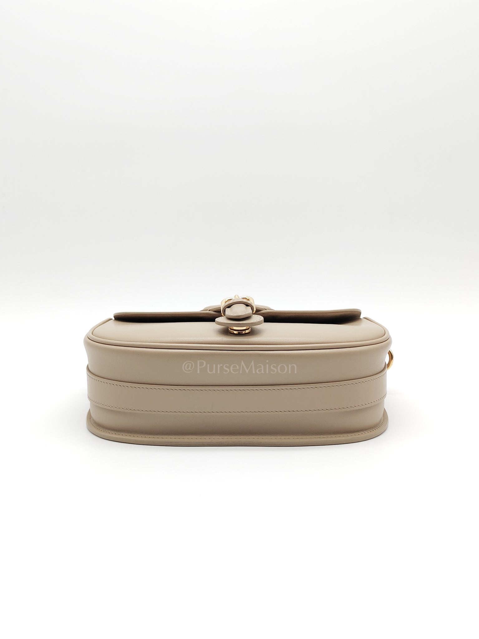 Bobby Medium in Beige Smooth Calfskin Leather Crossbody Bag | Purse Maison Luxury Bags Shop