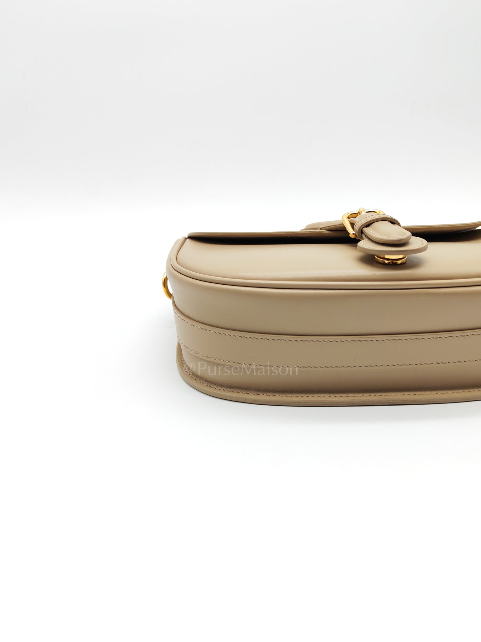 Bobby Medium in Beige Smooth Calfskin Leather Crossbody Bag | Purse Maison Luxury Bags Shop