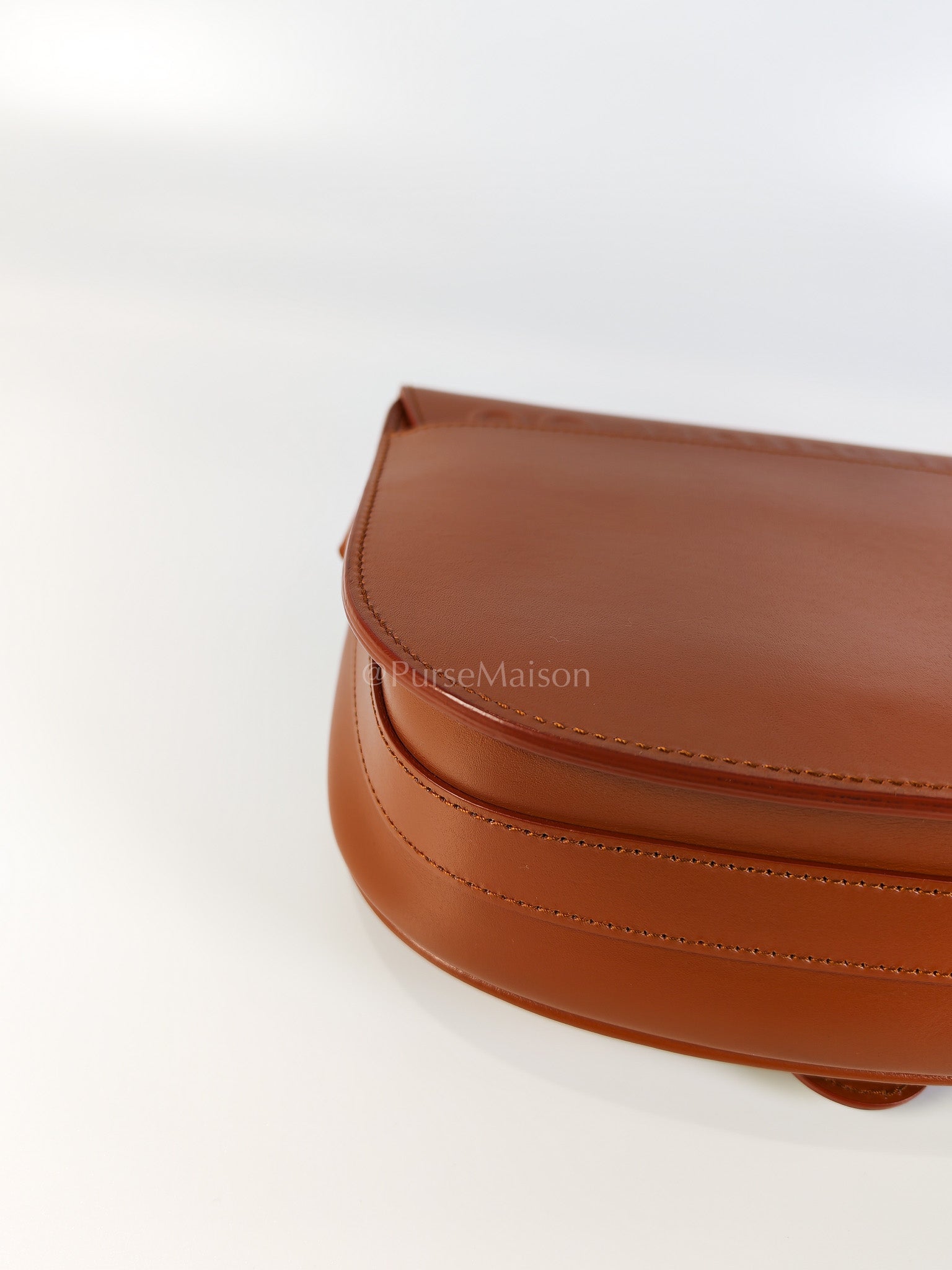 Bobby Medium in Dark Tan Box Calfskin Leather | Purse Maison Luxury Bags Shop