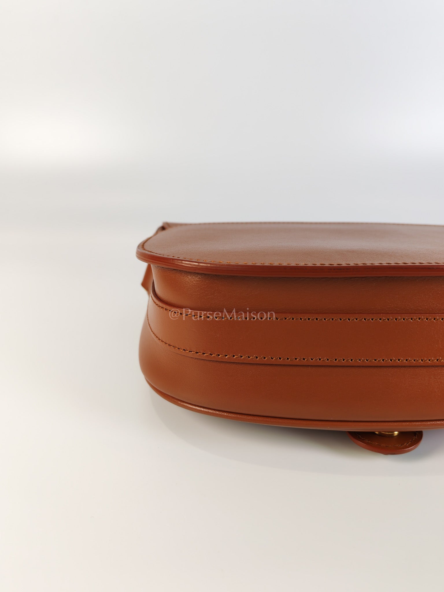 Bobby Medium in Dark Tan Box Calfskin Leather | Purse Maison Luxury Bags Shop