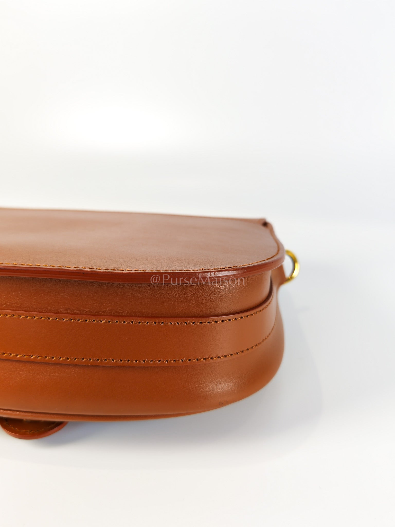 Bobby Medium in Dark Tan Box Calfskin Leather | Purse Maison Luxury Bags Shop