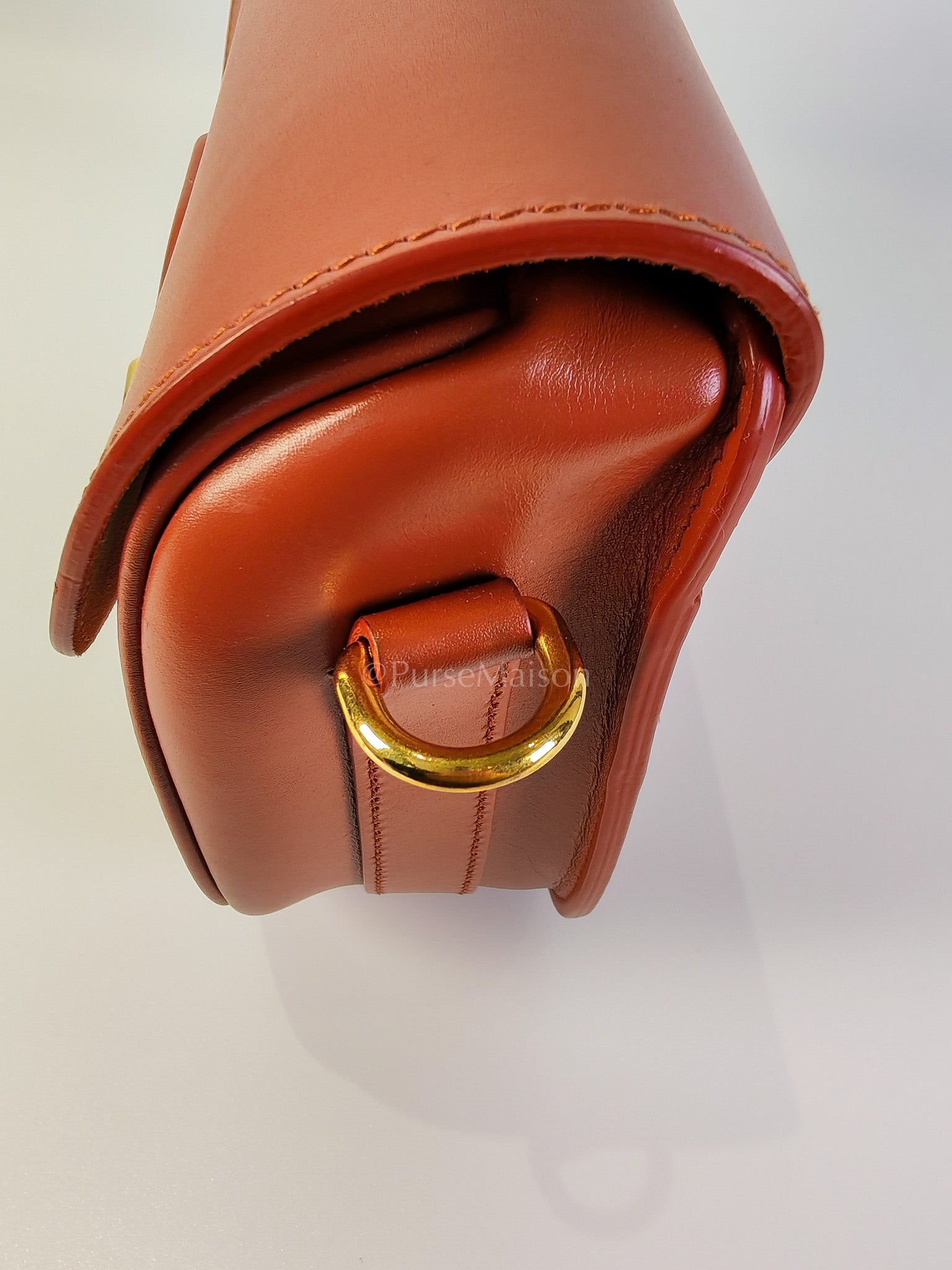 Bobby Medium in Dark Tan Box Calfskin Leather | Purse Maison Luxury Bags Shop