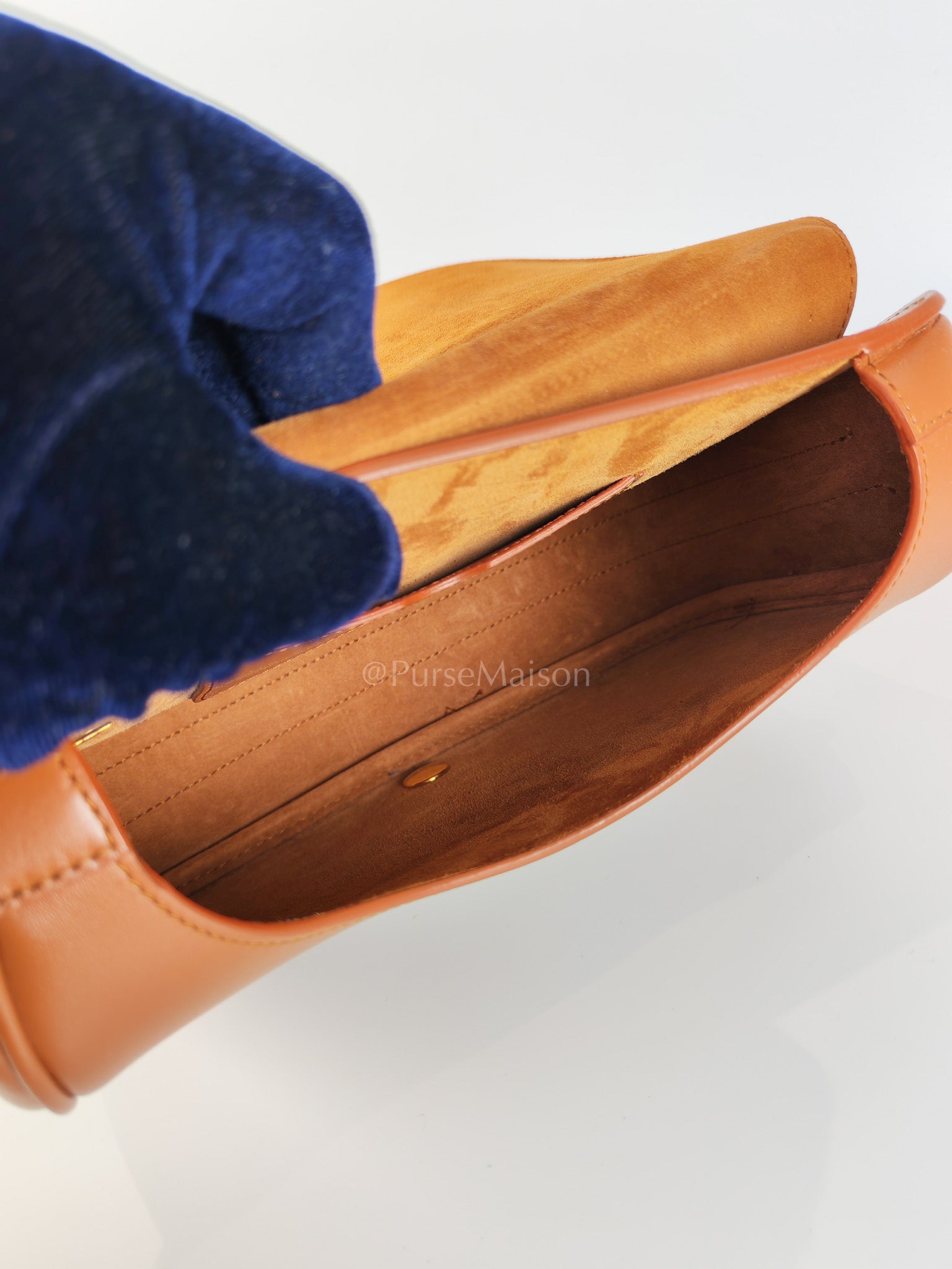 Bobby Medium in Dark Tan Box Calfskin Leather | Purse Maison Luxury Bags Shop