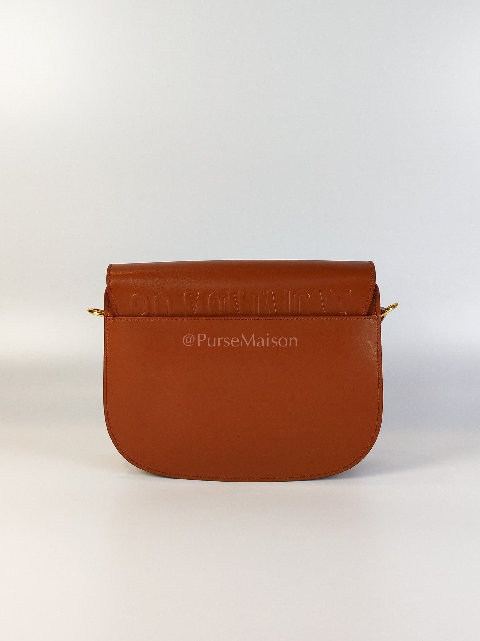 Bobby Medium in Dark Tan Box Calfskin Leather | Purse Maison Luxury Bags Shop