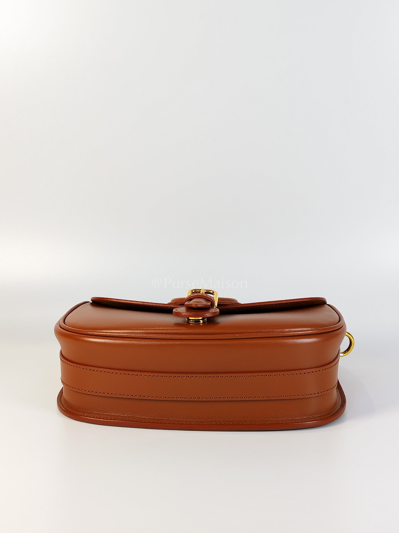 Bobby Medium in Dark Tan Box Calfskin Leather | Purse Maison Luxury Bags Shop