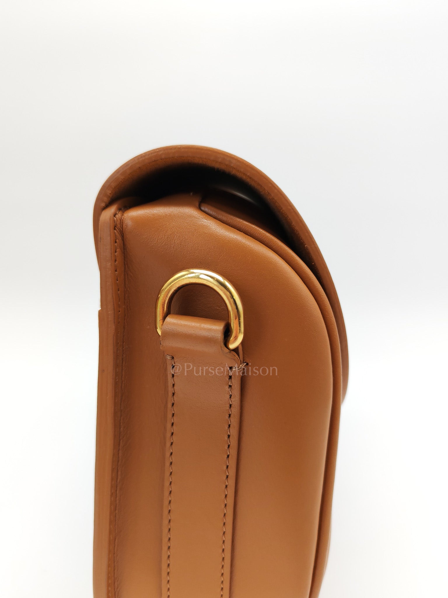 Bobby Medium in Tan Box Calfskin Leather | Purse Maison Luxury Bags Shop