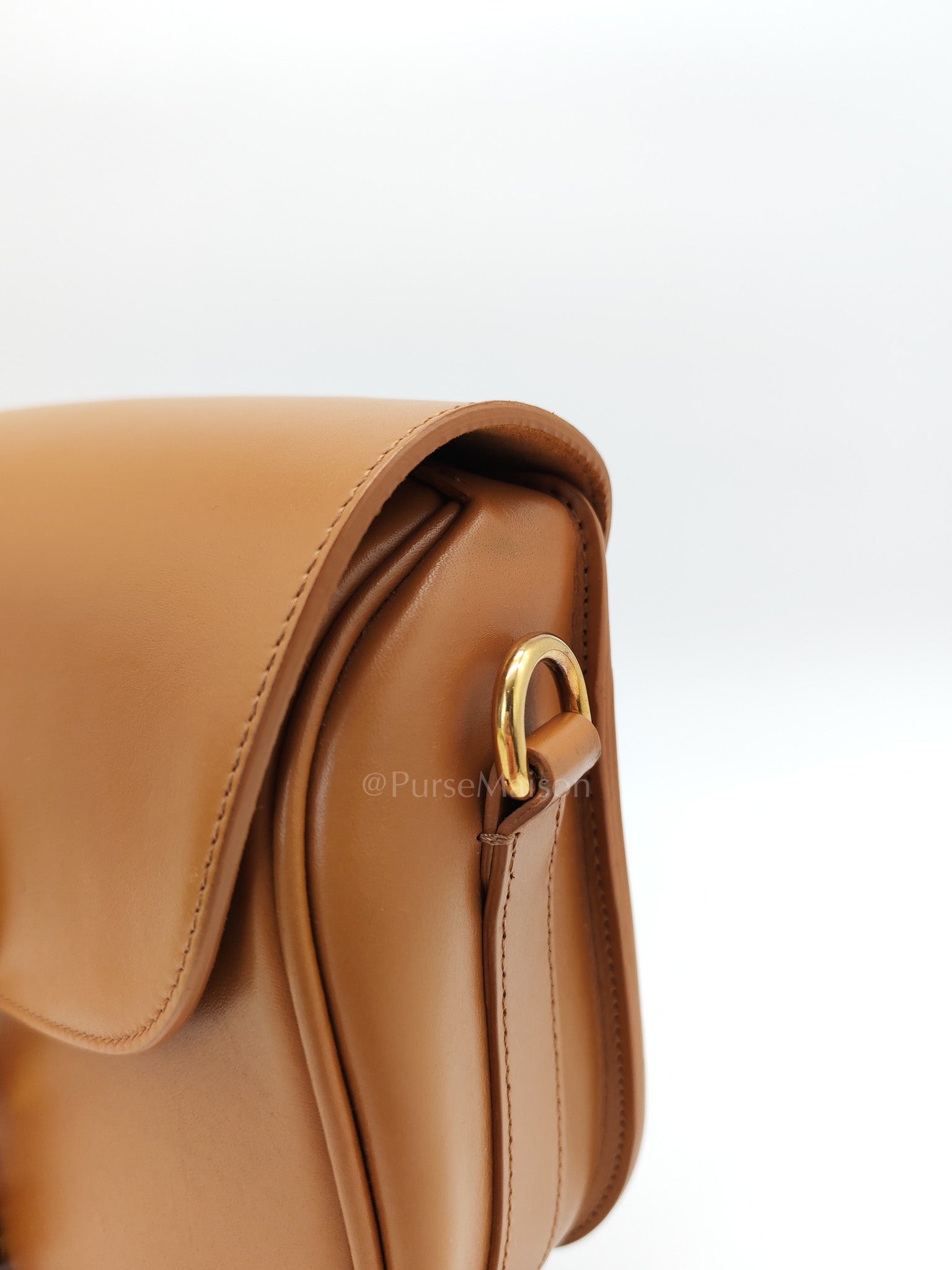 Bobby Medium in Tan Box Calfskin Leather | Purse Maison Luxury Bags Shop