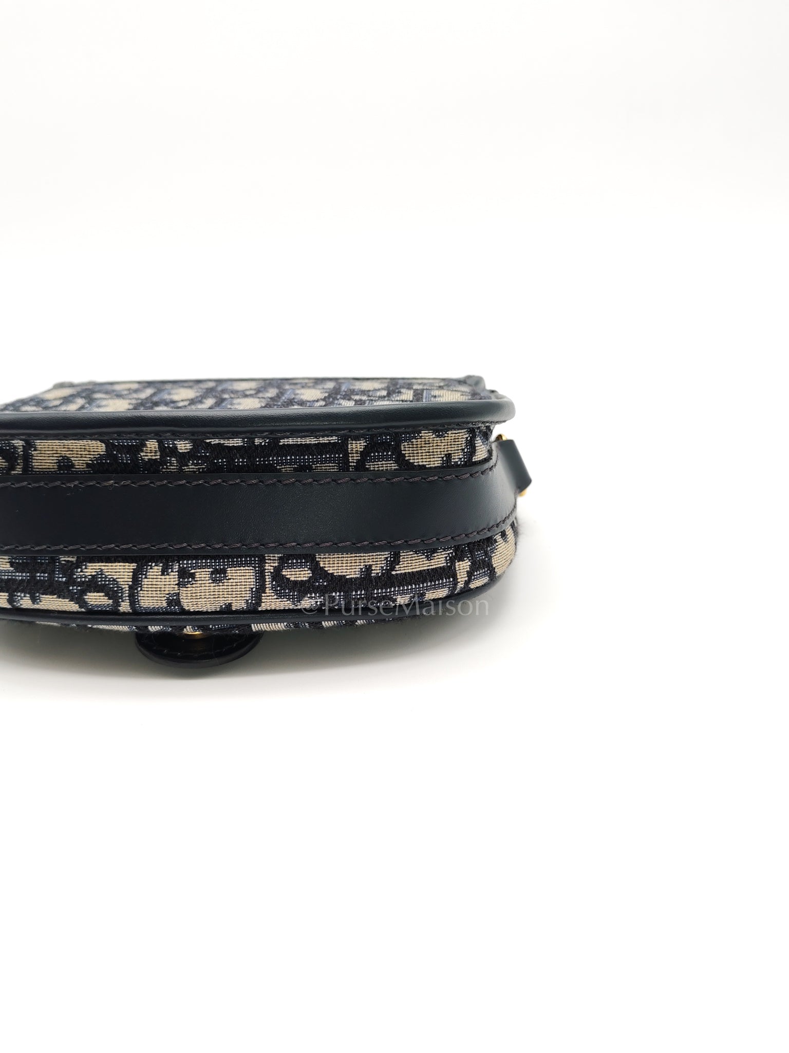 Bobby Mini Blue Oblique Jacquard Canvas | Purse Maison Luxury Bags Shop