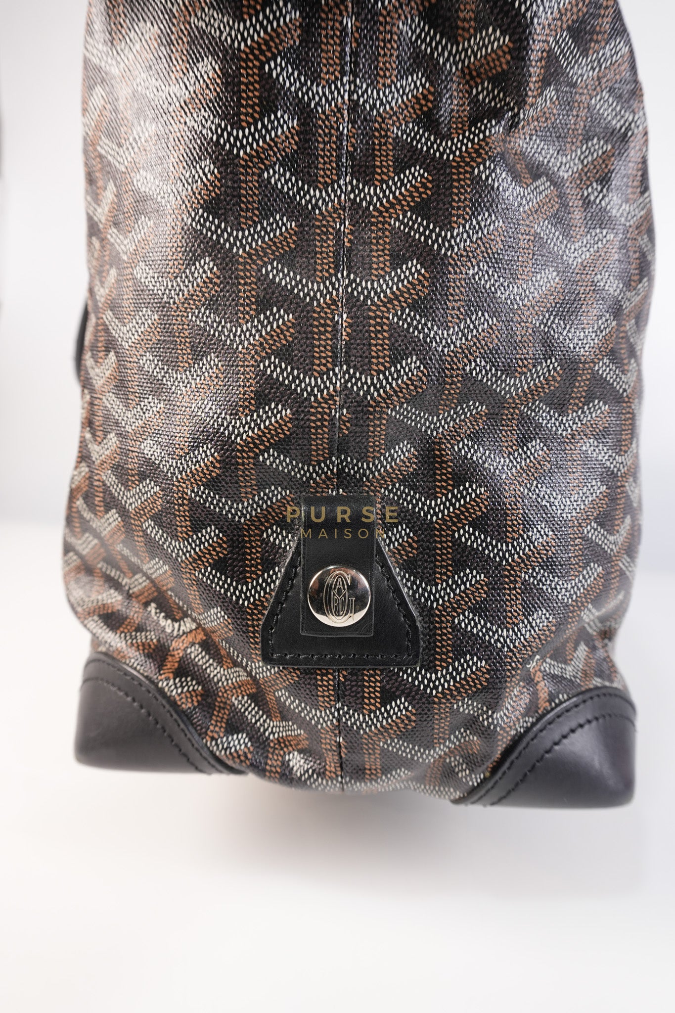 Boeing 30 Travel Bag Coated Canvas Black | Purse Maison Luxury Bags Shop