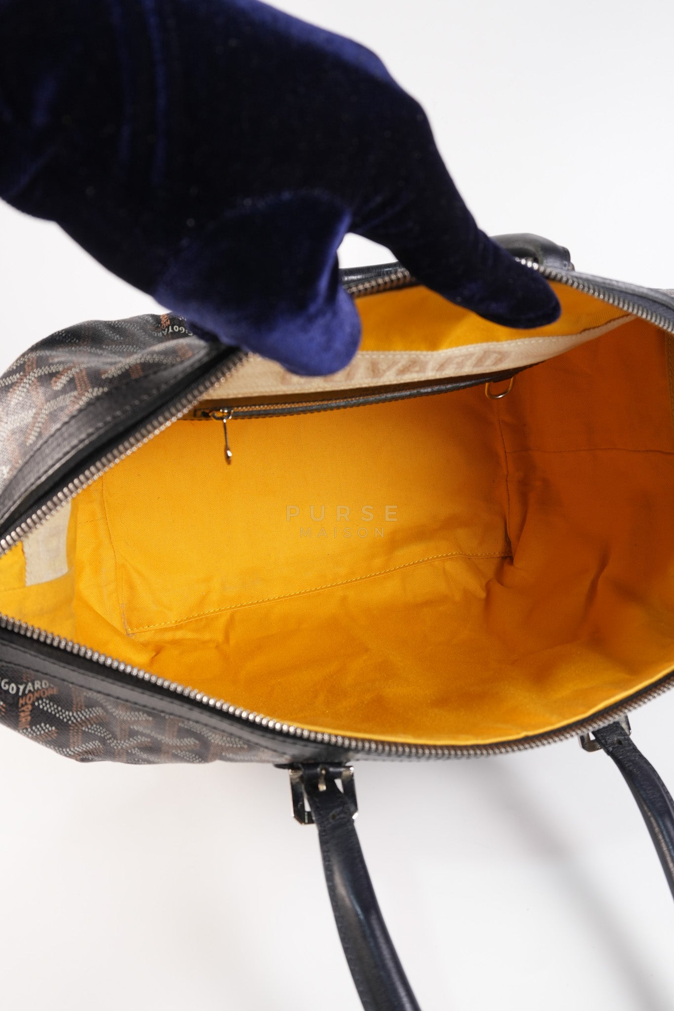 Boeing 30 Travel Bag Coated Canvas Black | Purse Maison Luxury Bags Shop