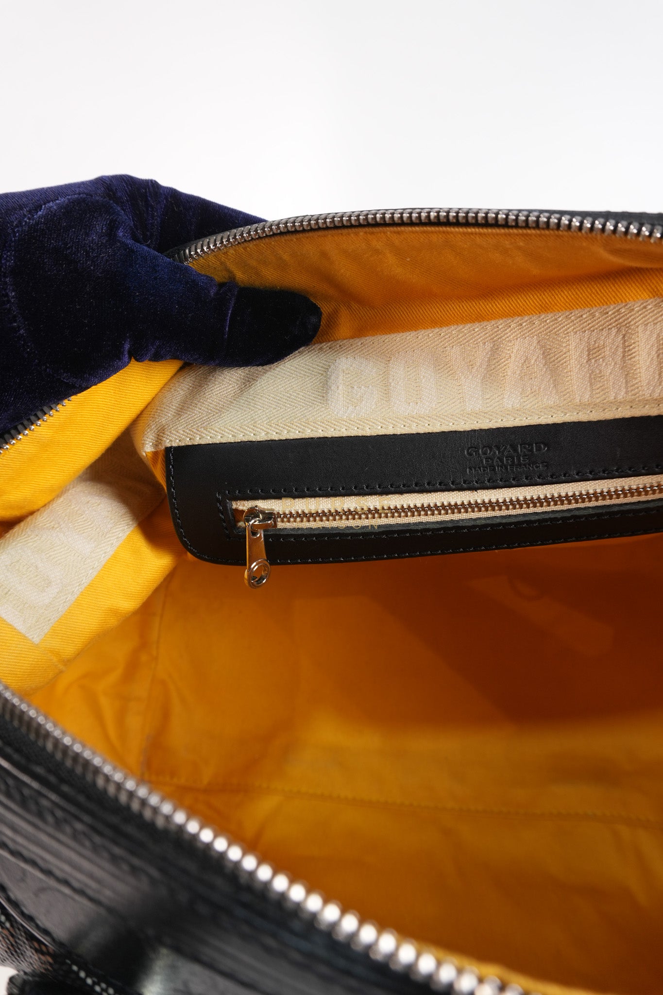 Boeing 30 Travel Bag Coated Canvas Black | Purse Maison Luxury Bags Shop