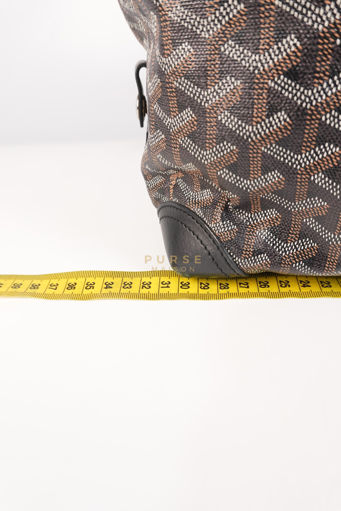 Boeing 30 Travel Bag Coated Canvas Black | Purse Maison Luxury Bags Shop