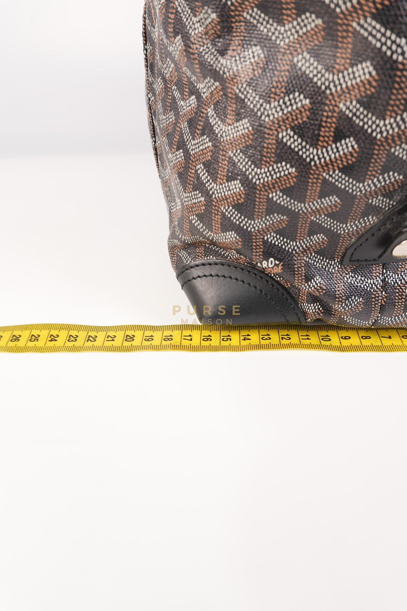 Boeing 30 Travel Bag Coated Canvas Black | Purse Maison Luxury Bags Shop