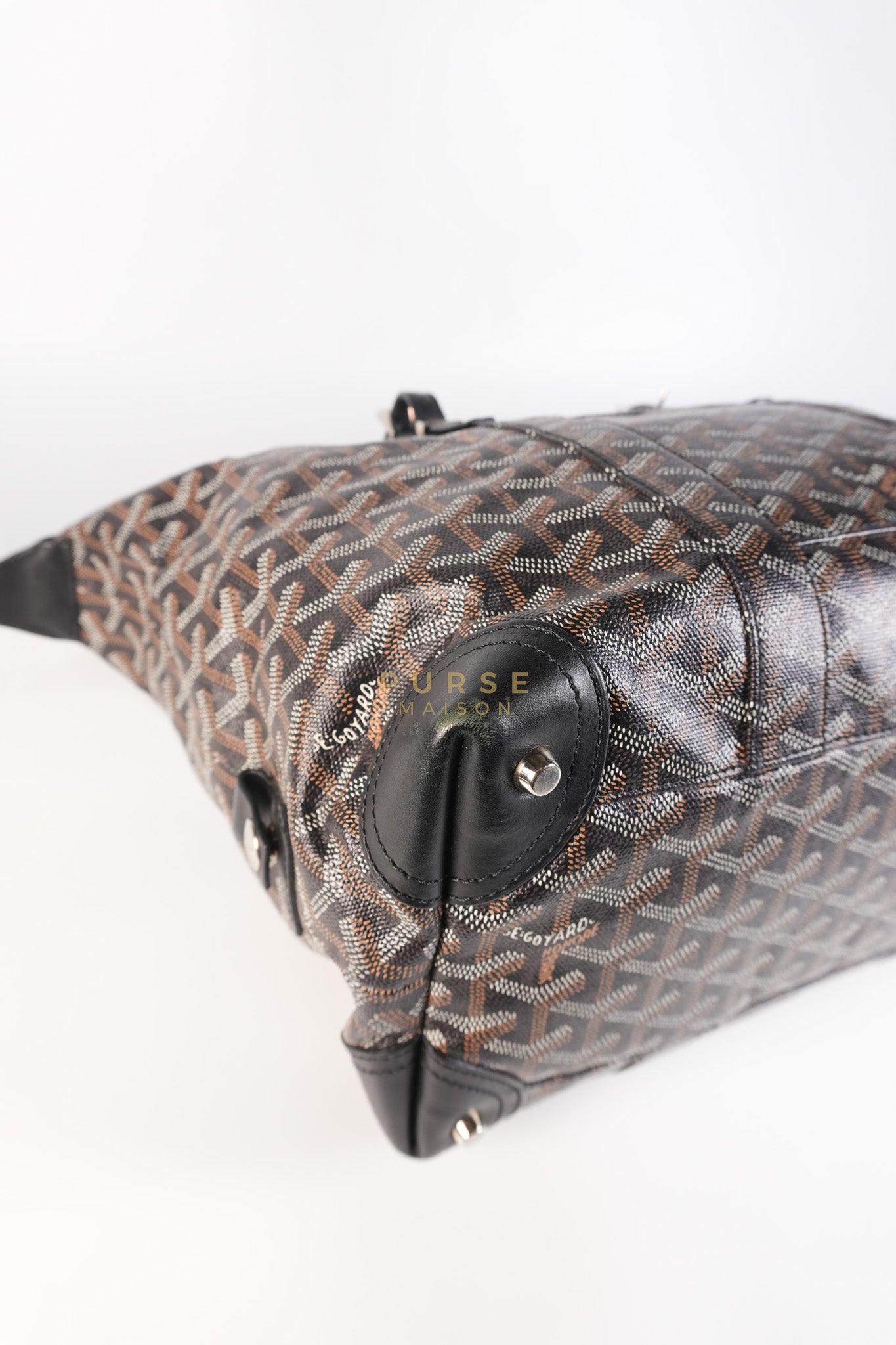 Boeing 30 Travel Bag Coated Canvas Black | Purse Maison Luxury Bags Shop