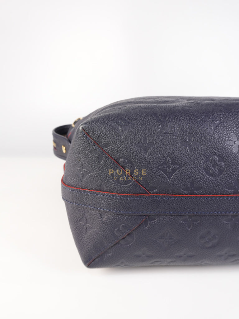 Boetie Bag MM in Marine Rouge Monogram Empreinte Leather (Date code: AR4126) | Purse Maison Luxury Bags Shop