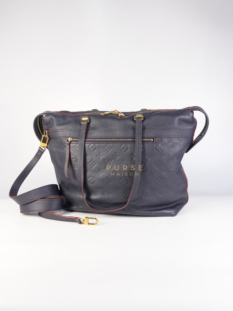 Boetie Bag MM in Marine Rouge Monogram Empreinte Leather (Date code: AR4126) | Purse Maison Luxury Bags Shop