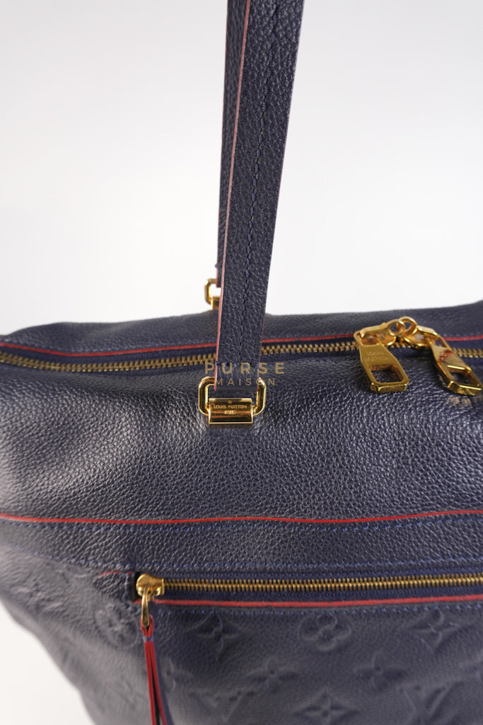 Boetie Bag MM in Marine Rouge Monogram Empreinte Leather (Date code: AR4126) | Purse Maison Luxury Bags Shop