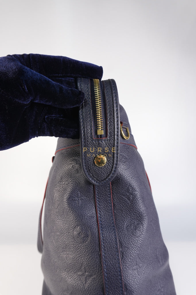 Boetie Bag MM in Marine Rouge Monogram Empreinte Leather (Date code: AR4126) | Purse Maison Luxury Bags Shop