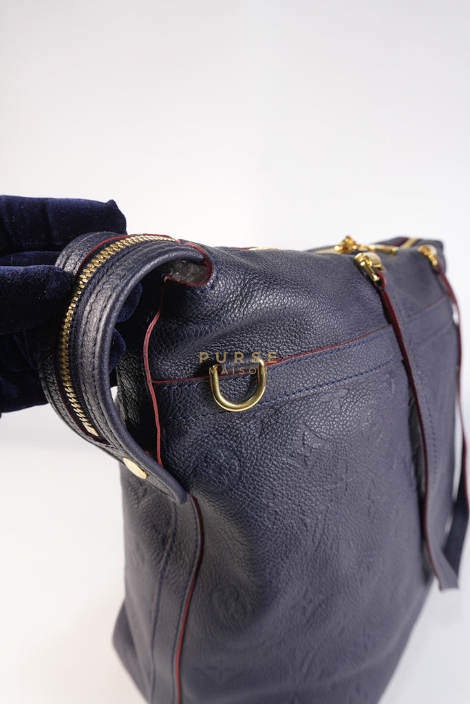 Boetie Bag MM in Marine Rouge Monogram Empreinte Leather (Date code: AR4126) | Purse Maison Luxury Bags Shop