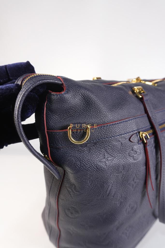 Boetie Bag MM in Marine Rouge Monogram Empreinte Leather (Date code: AR4126) | Purse Maison Luxury Bags Shop