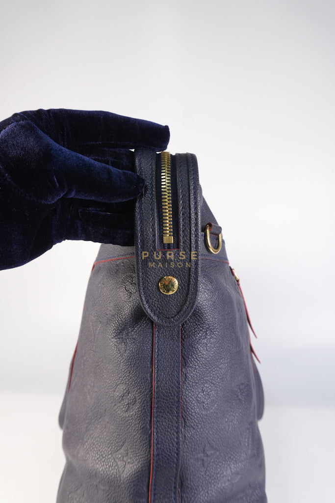 Boetie Bag MM in Marine Rouge Monogram Empreinte Leather (Date code: AR4126) | Purse Maison Luxury Bags Shop