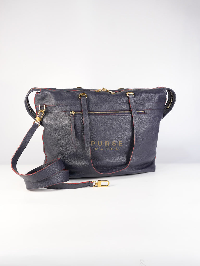 Boetie Bag MM in Marine Rouge Monogram Empreinte Leather (Date code: AR4126) | Purse Maison Luxury Bags Shop