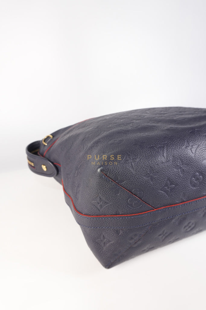 Boetie Bag MM in Marine Rouge Monogram Empreinte Leather (Date code: AR4126) | Purse Maison Luxury Bags Shop