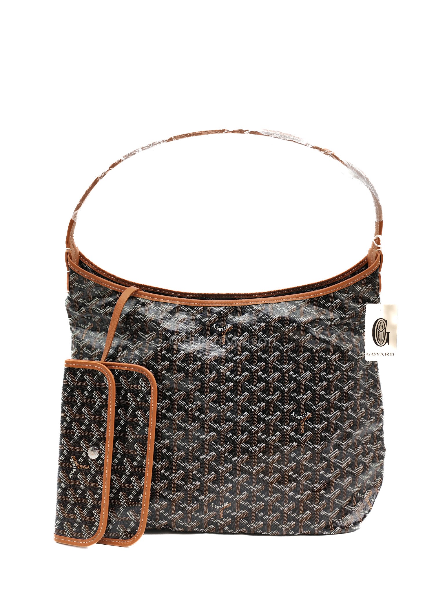 Boheme Hobo Bag in Tan Goyardine Canvas | Purse Maison Luxury Bags Shop