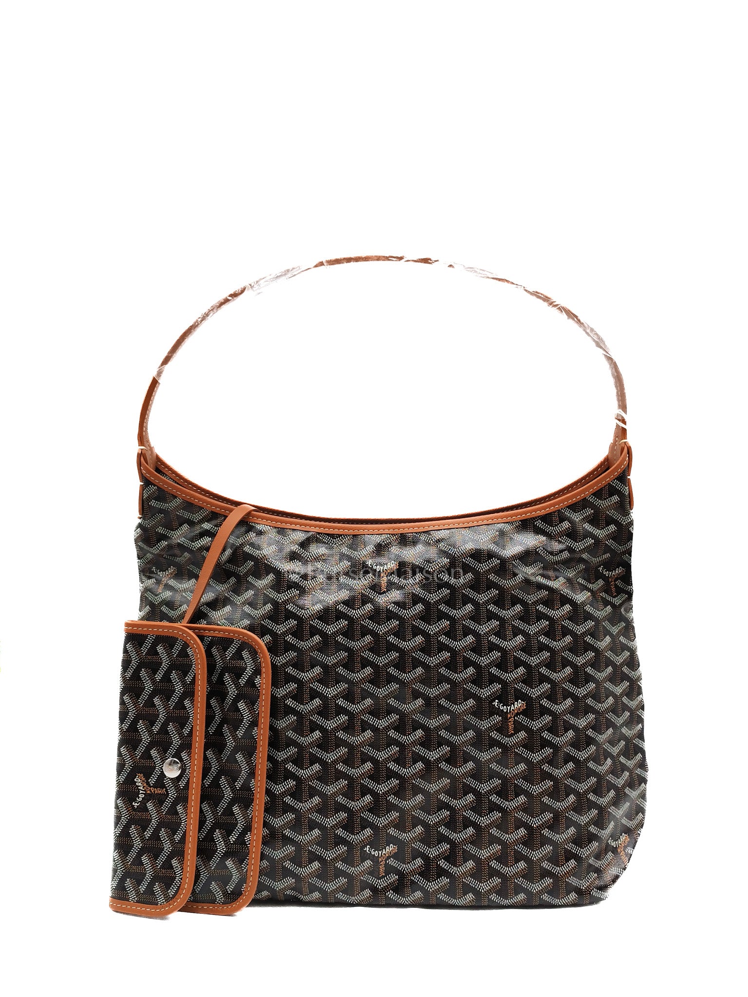 Boheme Hobo Bag in Tan Goyardine Canvas | Purse Maison Luxury Bags Shop