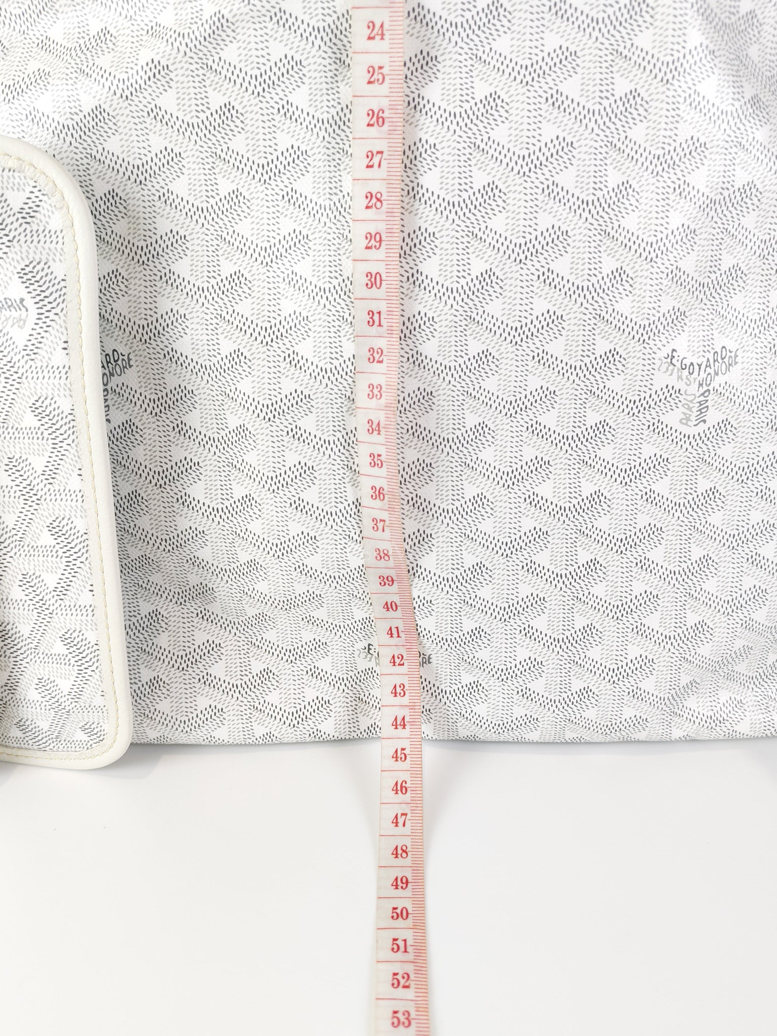 Boheme Hobo Bag PM in White Goyardine Canvas | Purse Maison Luxury Bags Shop