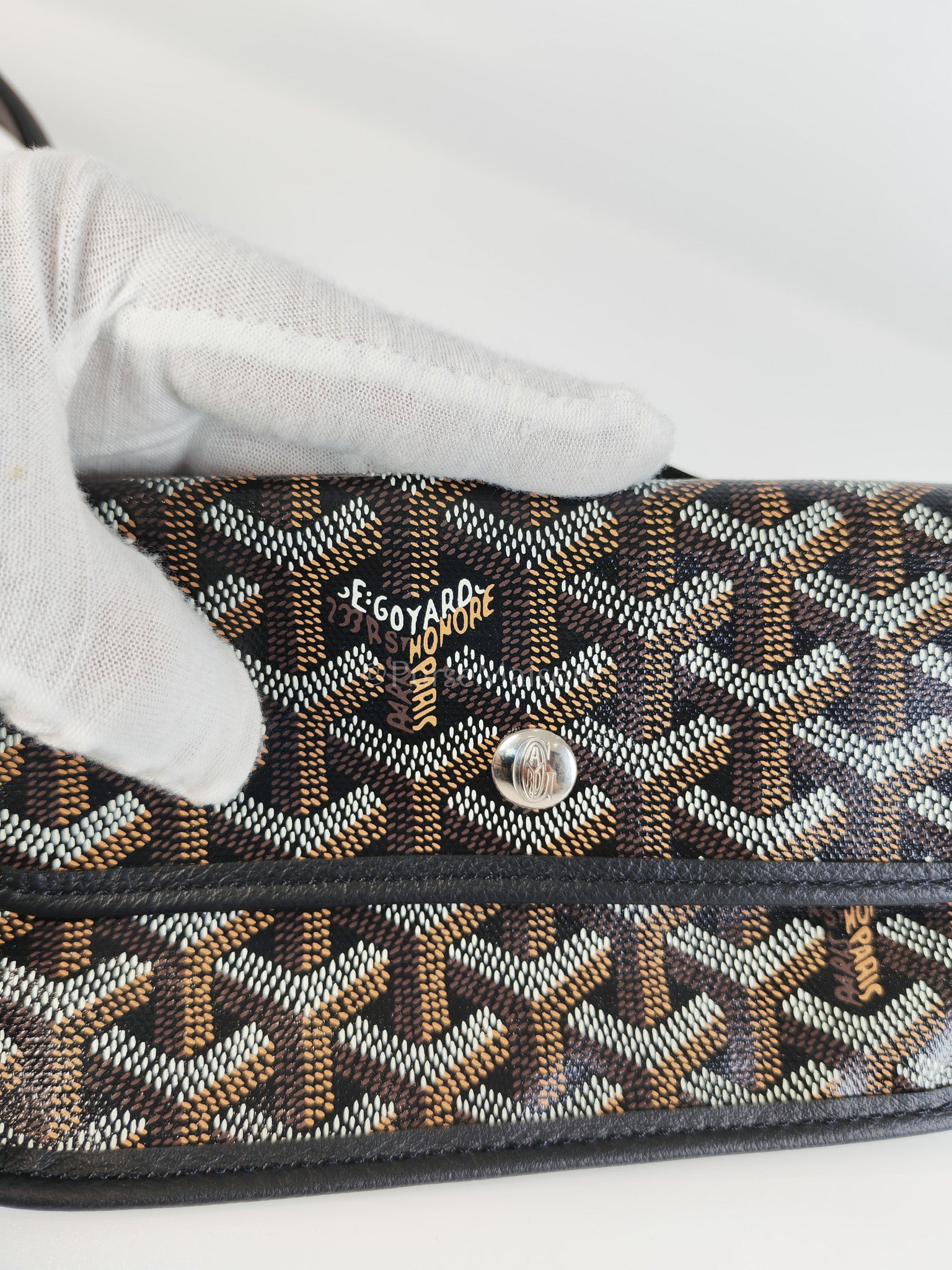 Boheme in Black Goyardine Canvas Hobo Bag | Purse Maison Luxury Bags Shop