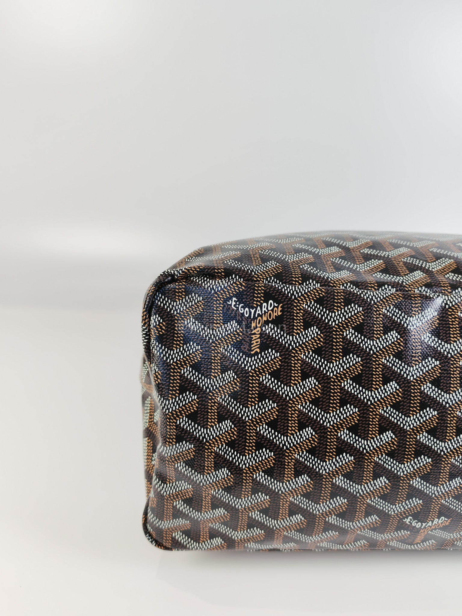 Boheme in Black Goyardine Canvas Hobo Bag | Purse Maison Luxury Bags Shop