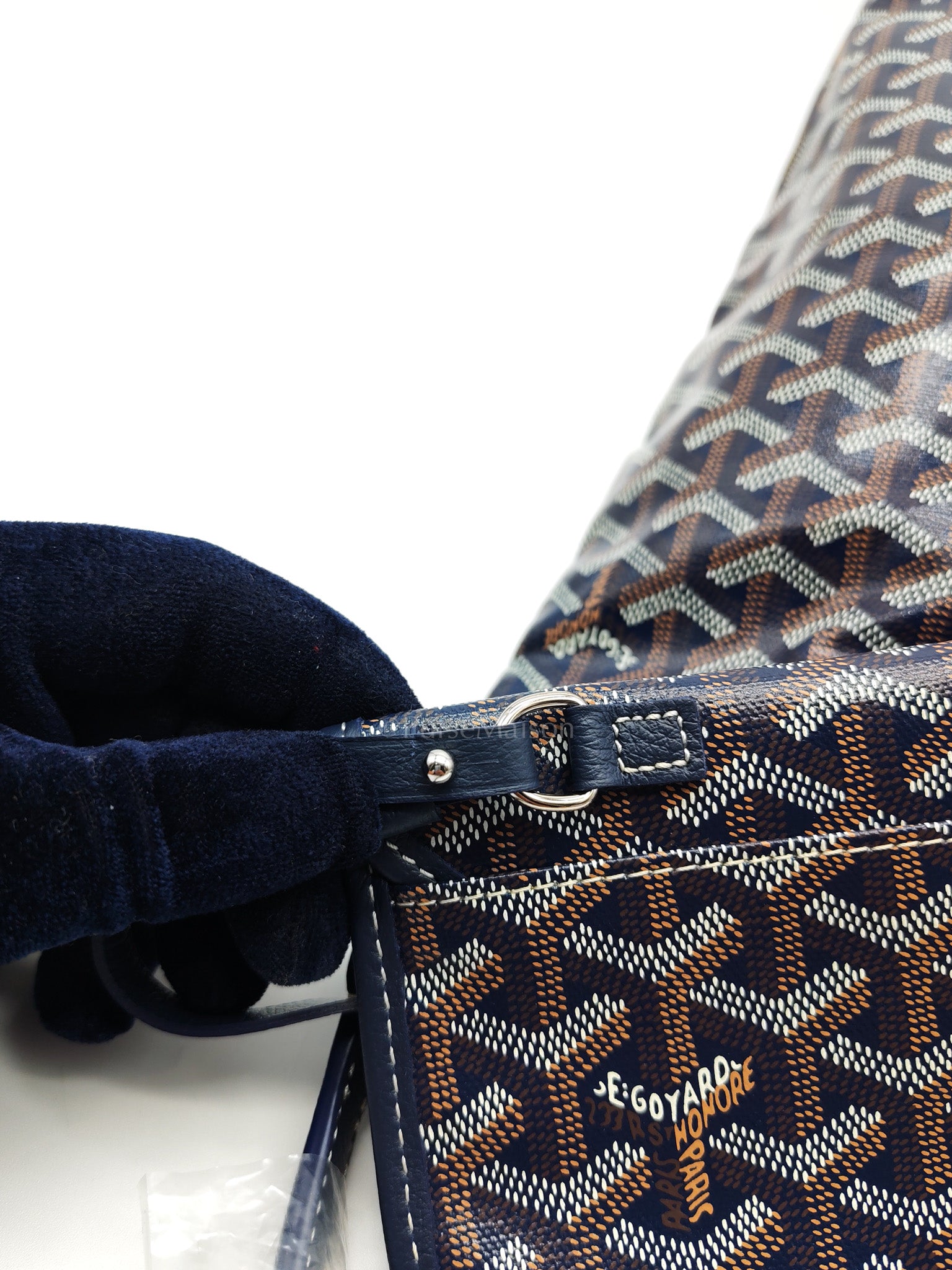 Boheme in Navy Blue Goyardine Canvas | Purse Maison Luxury Bags Shop