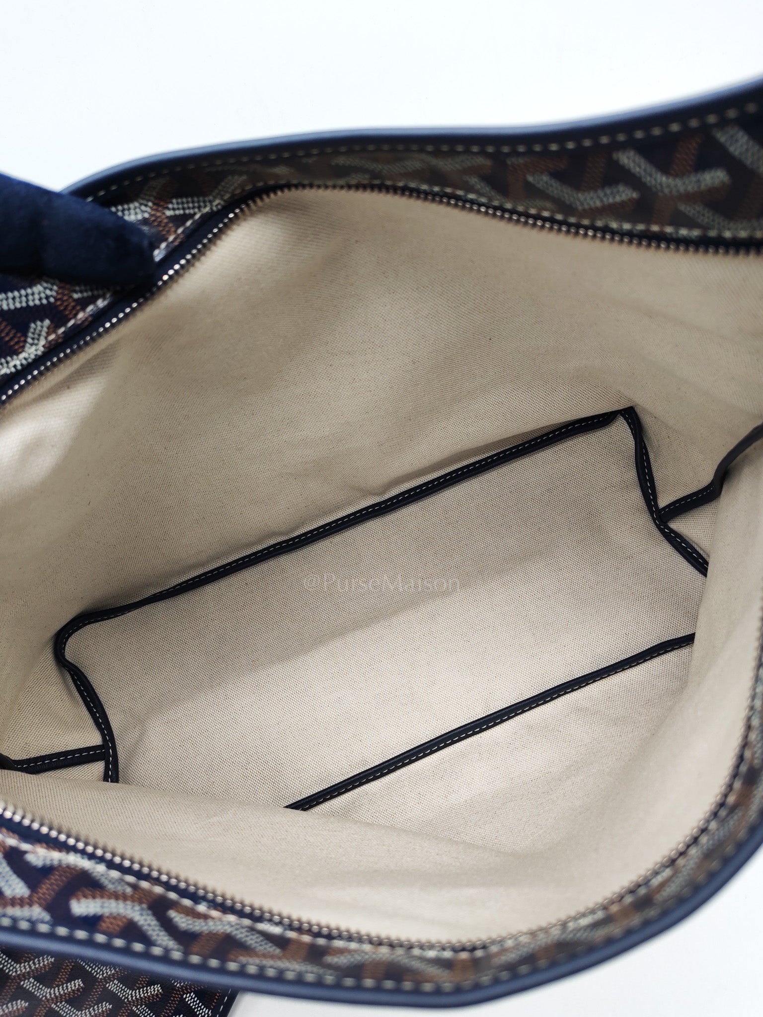 Boheme in Navy Blue Goyardine Canvas | Purse Maison Luxury Bags Shop