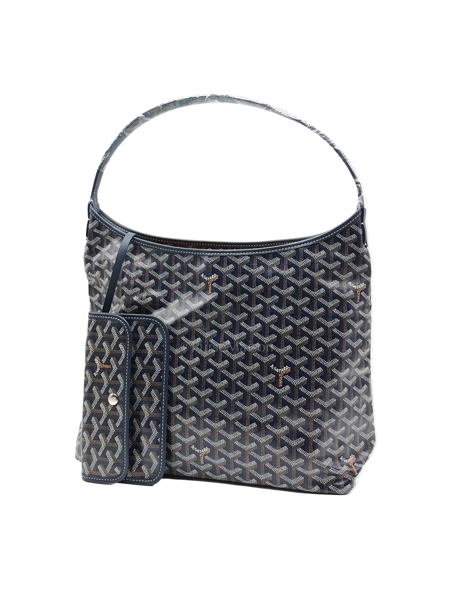 Boheme in Navy Blue Goyardine Canvas | Purse Maison Luxury Bags Shop