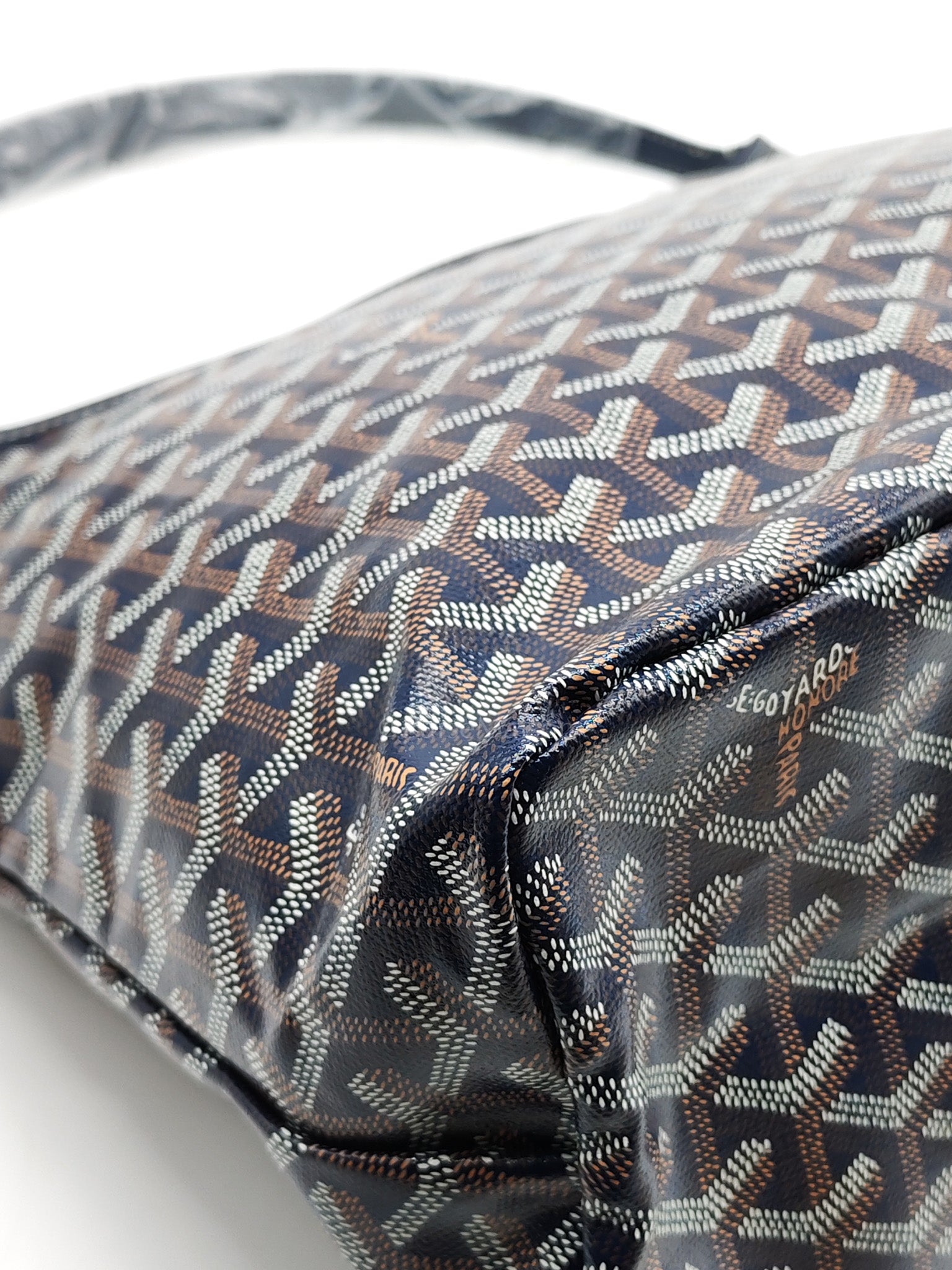 Boheme in Navy Blue Goyardine Canvas | Purse Maison Luxury Bags Shop