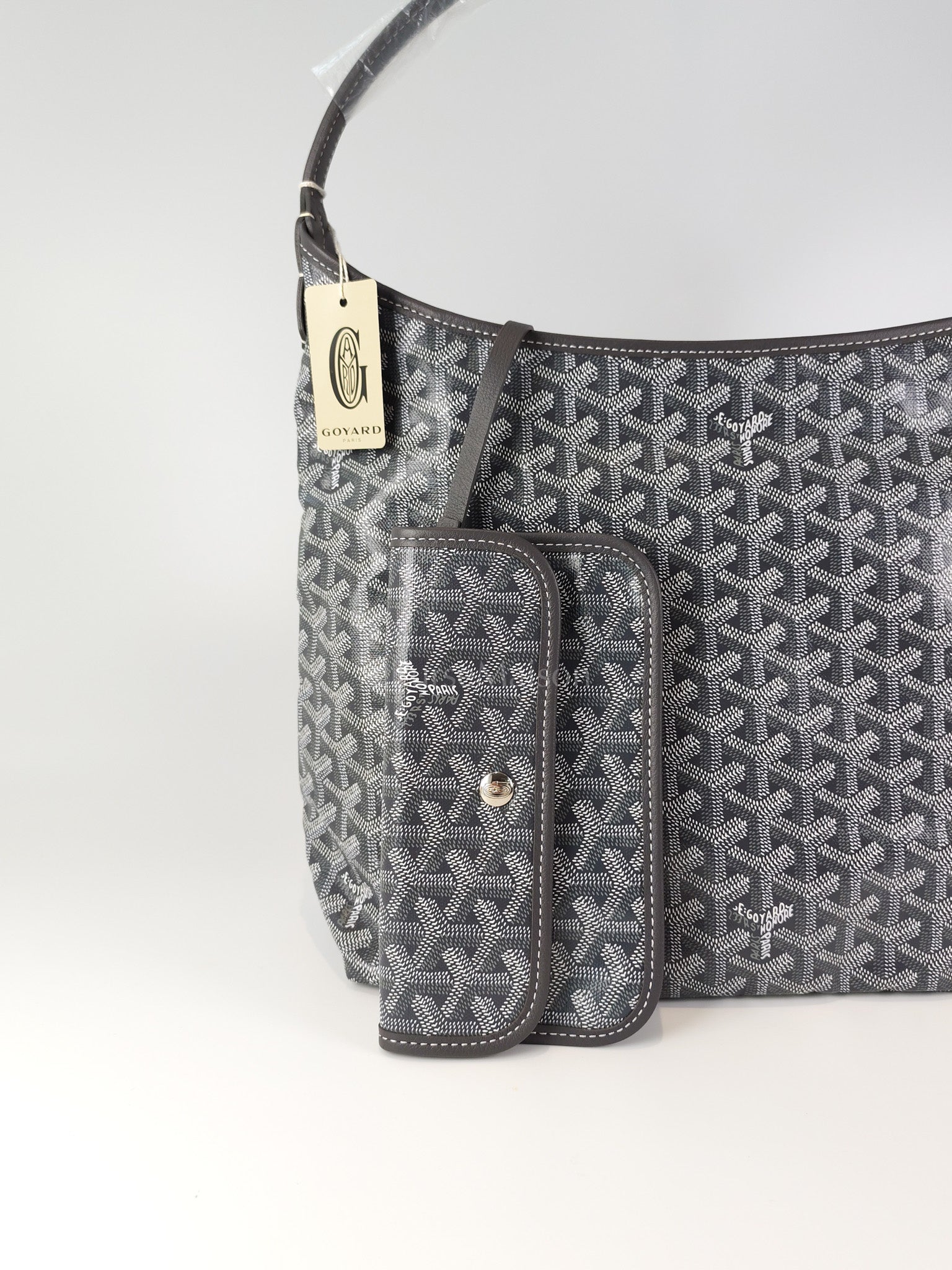 Boheme PM in Gray Goyardine Canvas | Purse Maison Luxury Bags Shop