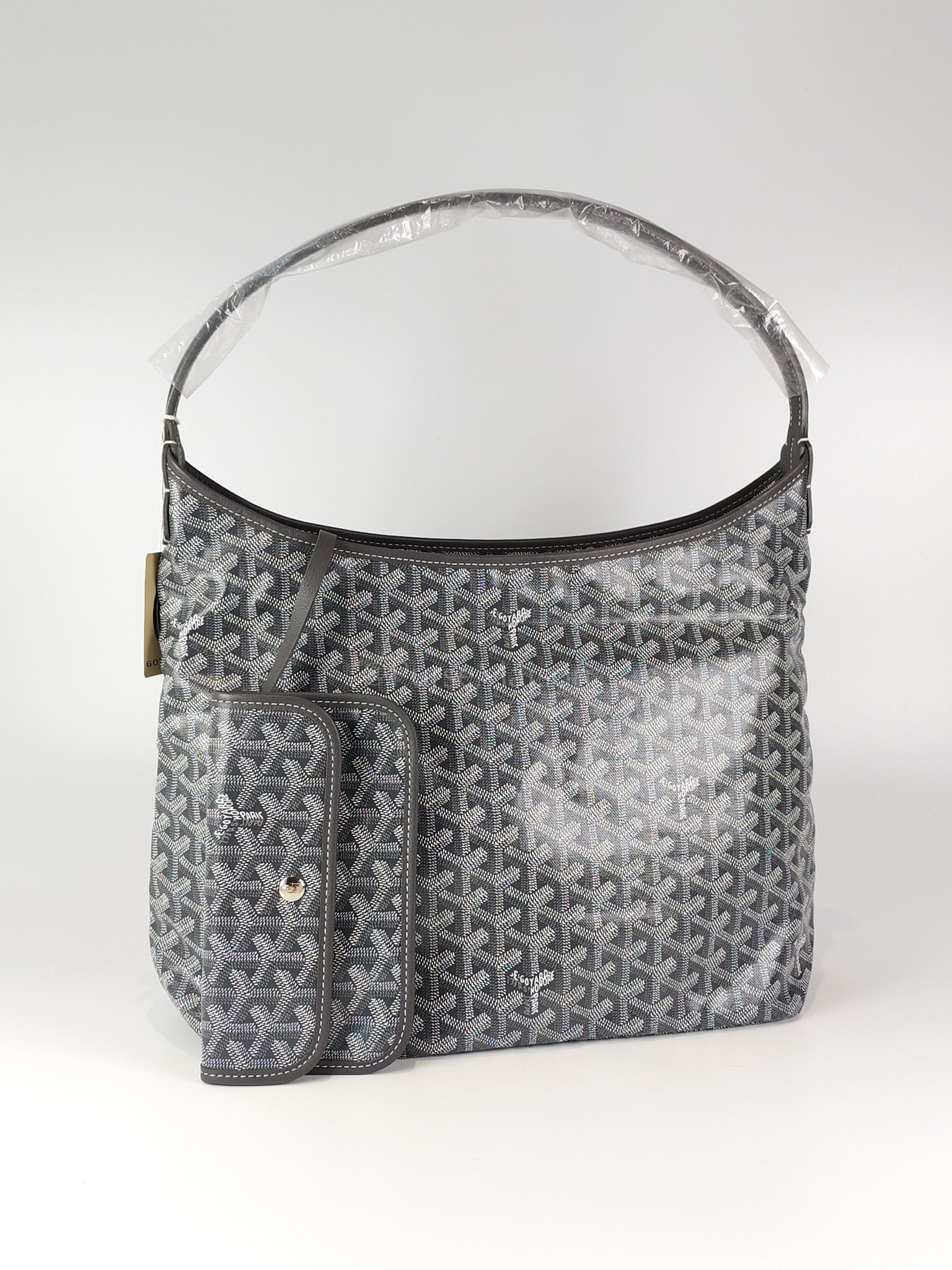 Boheme PM in Gray Goyardine Canvas | Purse Maison Luxury Bags Shop