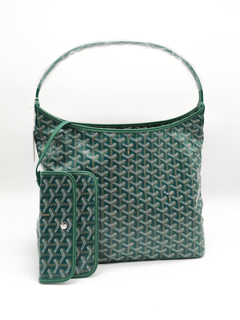 Boheme PM in Green Goyardine Canvas Hobo Bag | Purse Maison Luxury Bags Shop