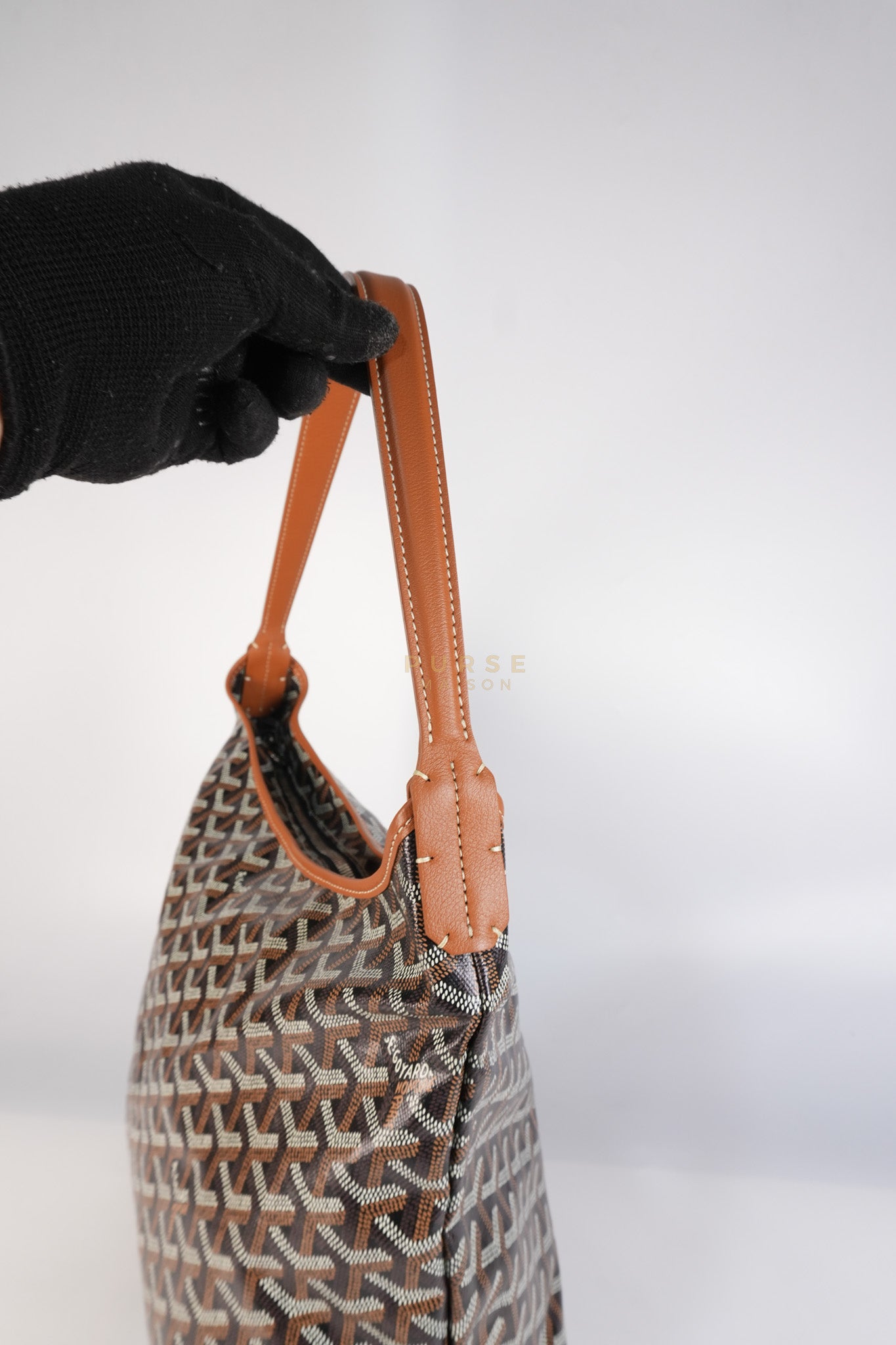 Boheme PM Tan in Goyardine Canvas | Purse Maison Luxury Bags Shop