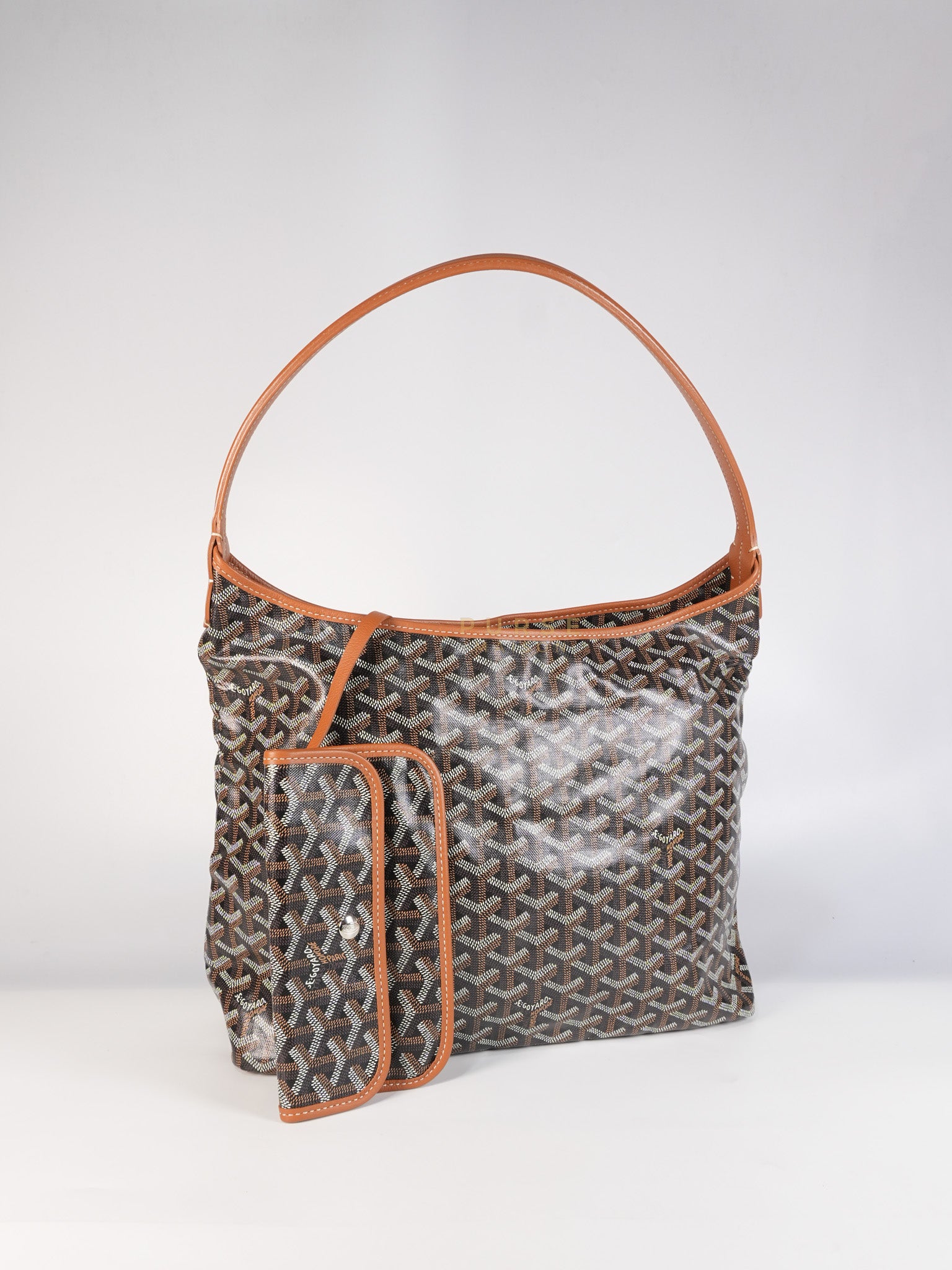Boheme PM Tan in Goyardine Canvas | Purse Maison Luxury Bags Shop