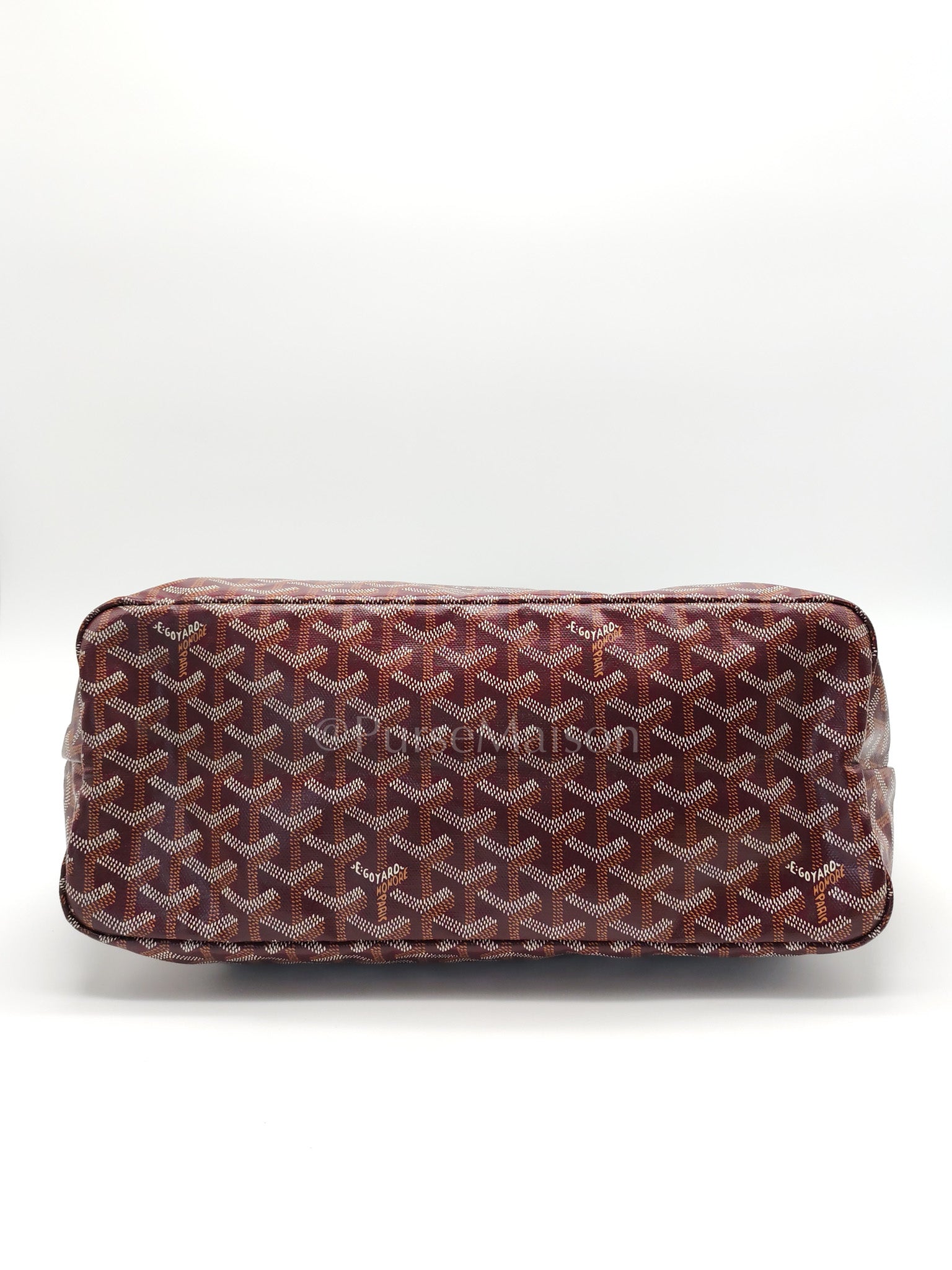 Boheme Hobo Bag PM in Burgundy Goyardine Goated Canvas