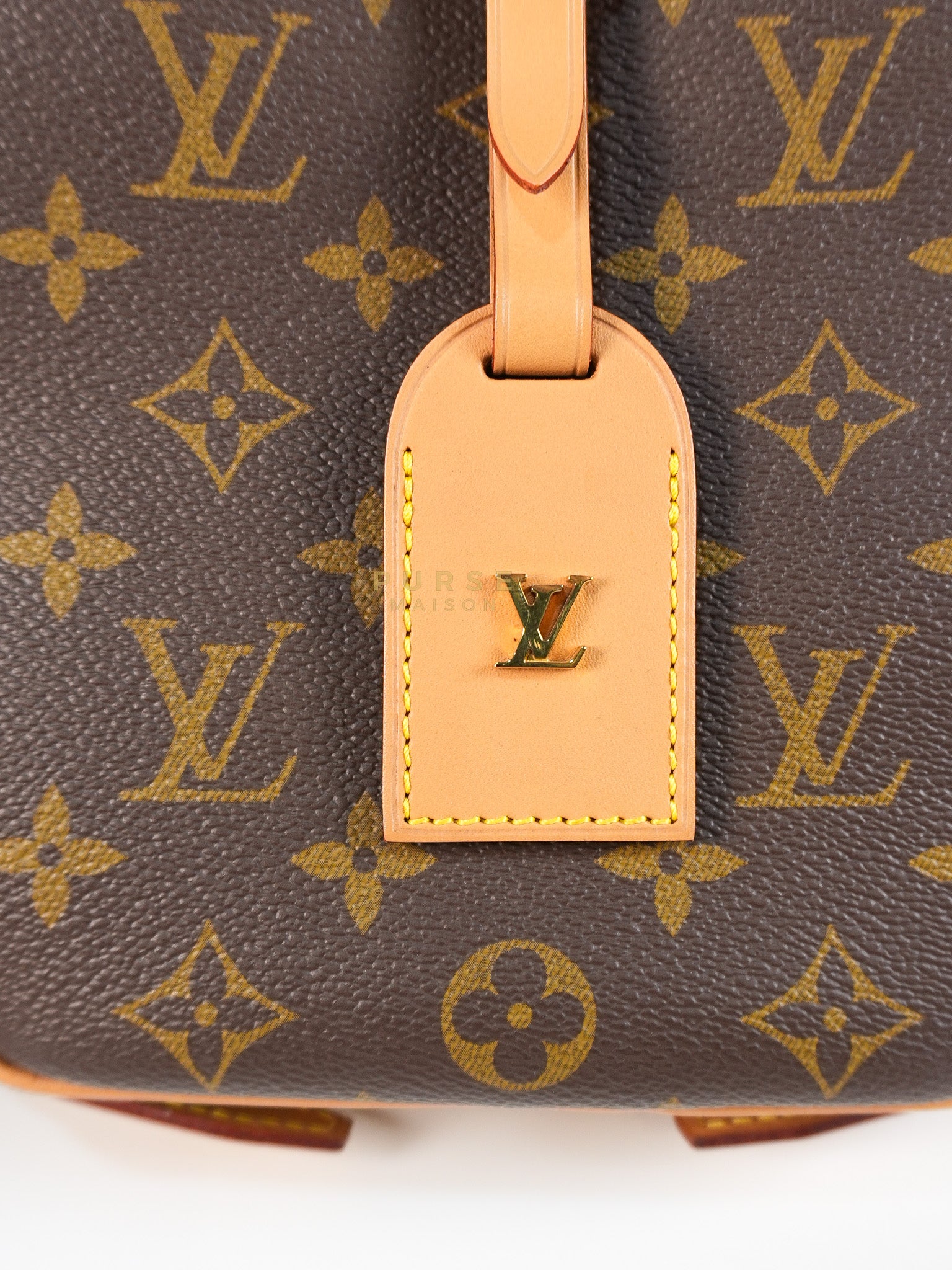 Boîte Chapeau Souple MM Bag in Monogram Canvas & Gold Hardware (Date Code: DU4200) | Purse Maison Luxury Bags Shop