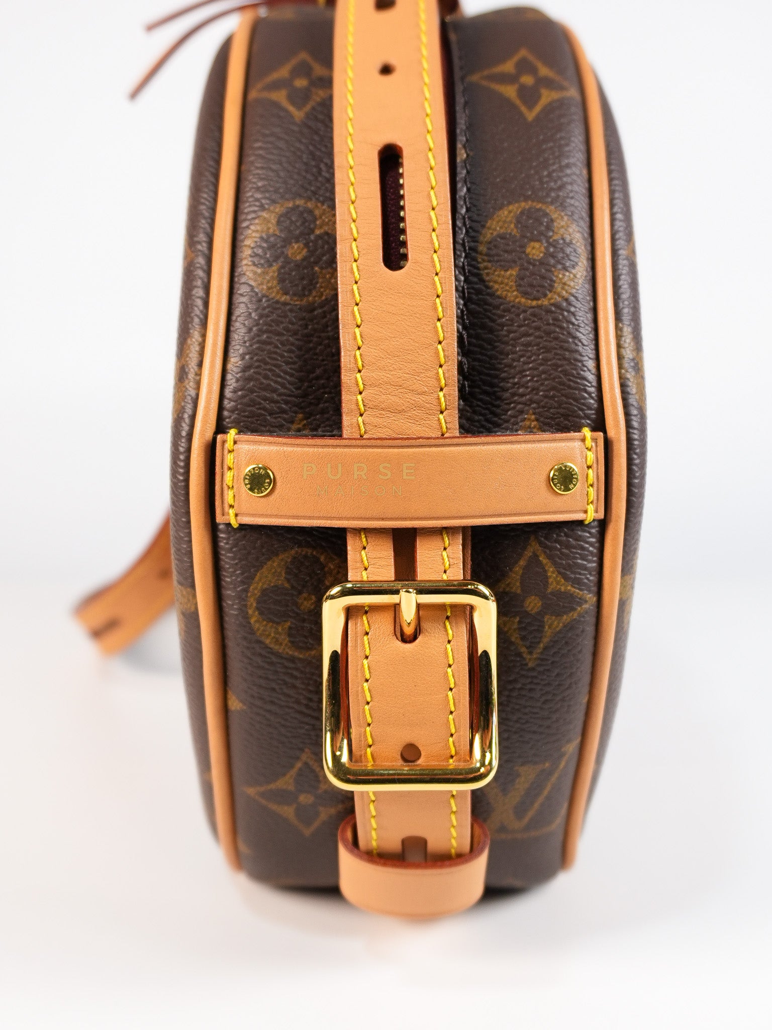 Boîte Chapeau Souple MM Bag in Monogram Canvas & Gold Hardware (Date Code: DU4200) | Purse Maison Luxury Bags Shop