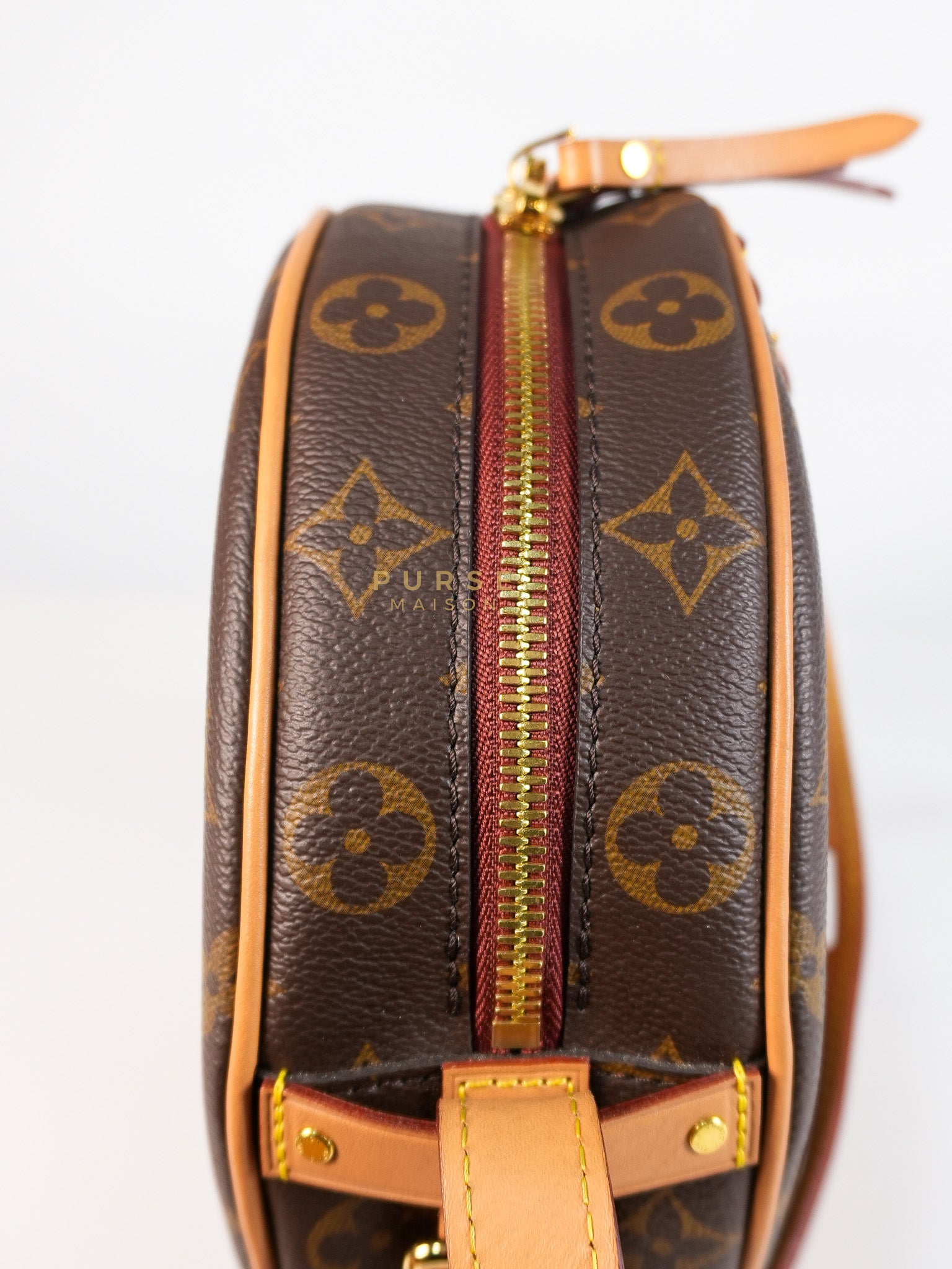 Boîte Chapeau Souple MM Bag in Monogram Canvas & Gold Hardware (Date Code: DU4200) | Purse Maison Luxury Bags Shop