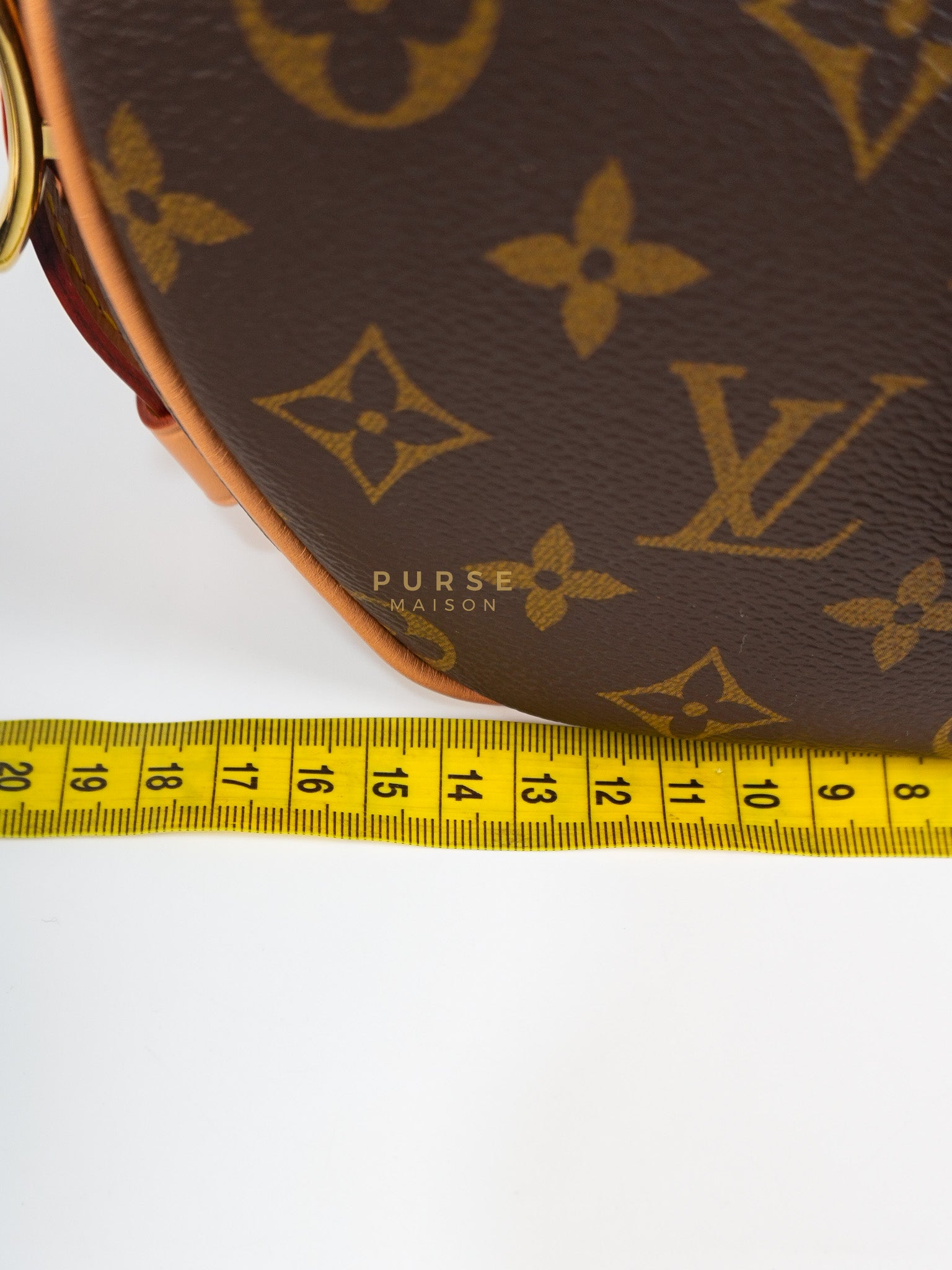 Boîte Chapeau Souple MM Bag in Monogram Canvas & Gold Hardware (Date Code: DU4200) | Purse Maison Luxury Bags Shop