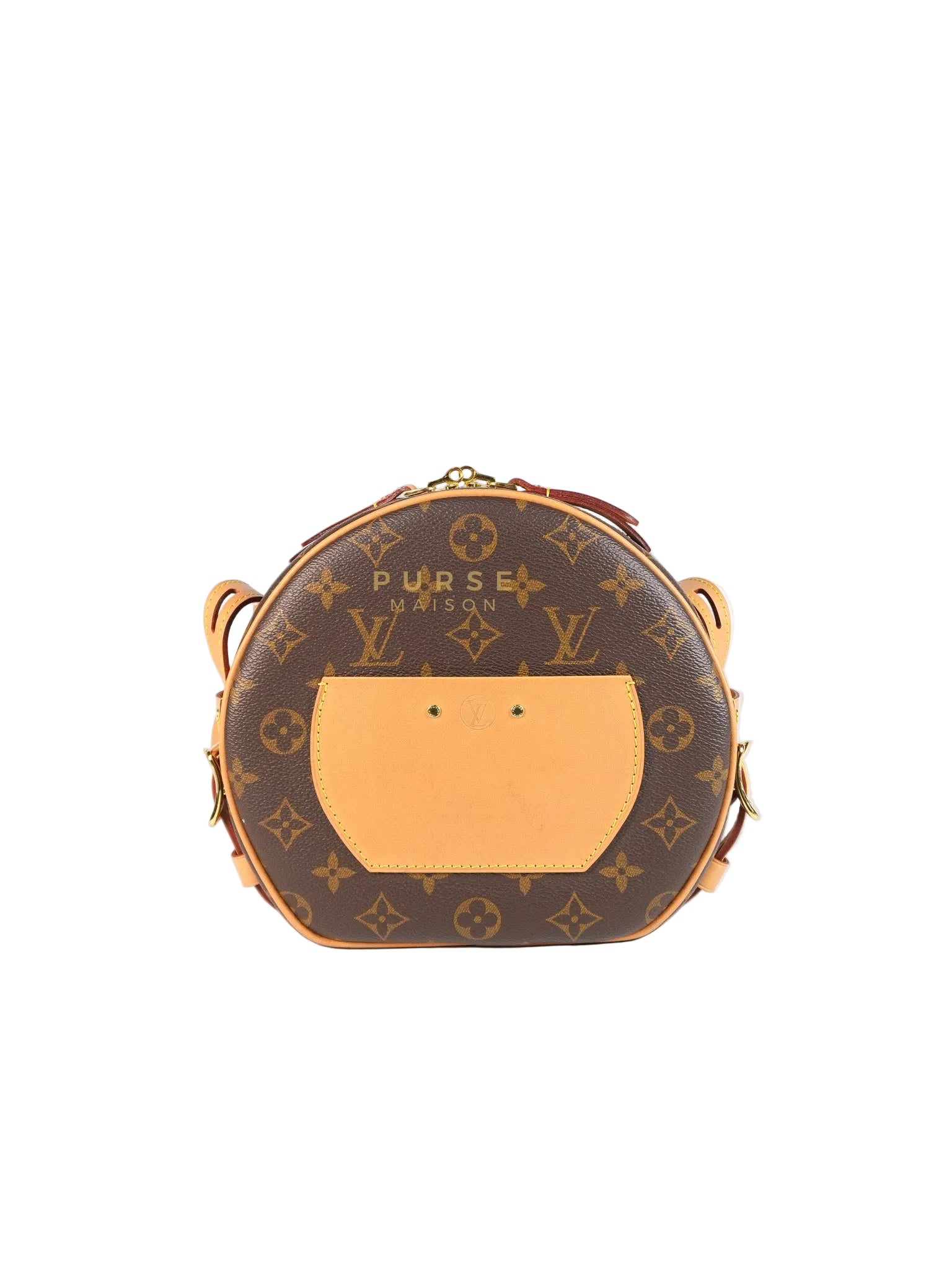 Boîte Chapeau Souple MM Bag in Monogram Canvas & Gold Hardware (Date Code: DU4200) | Purse Maison Luxury Bags Shop