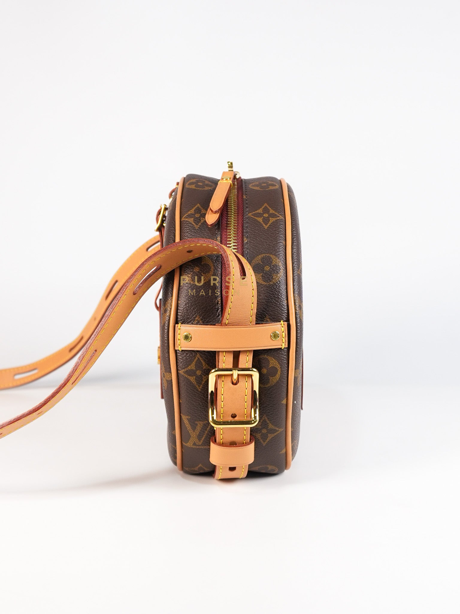 Boîte Chapeau Souple MM Bag in Monogram Canvas & Gold Hardware (Date Code: DU4200) | Purse Maison Luxury Bags Shop