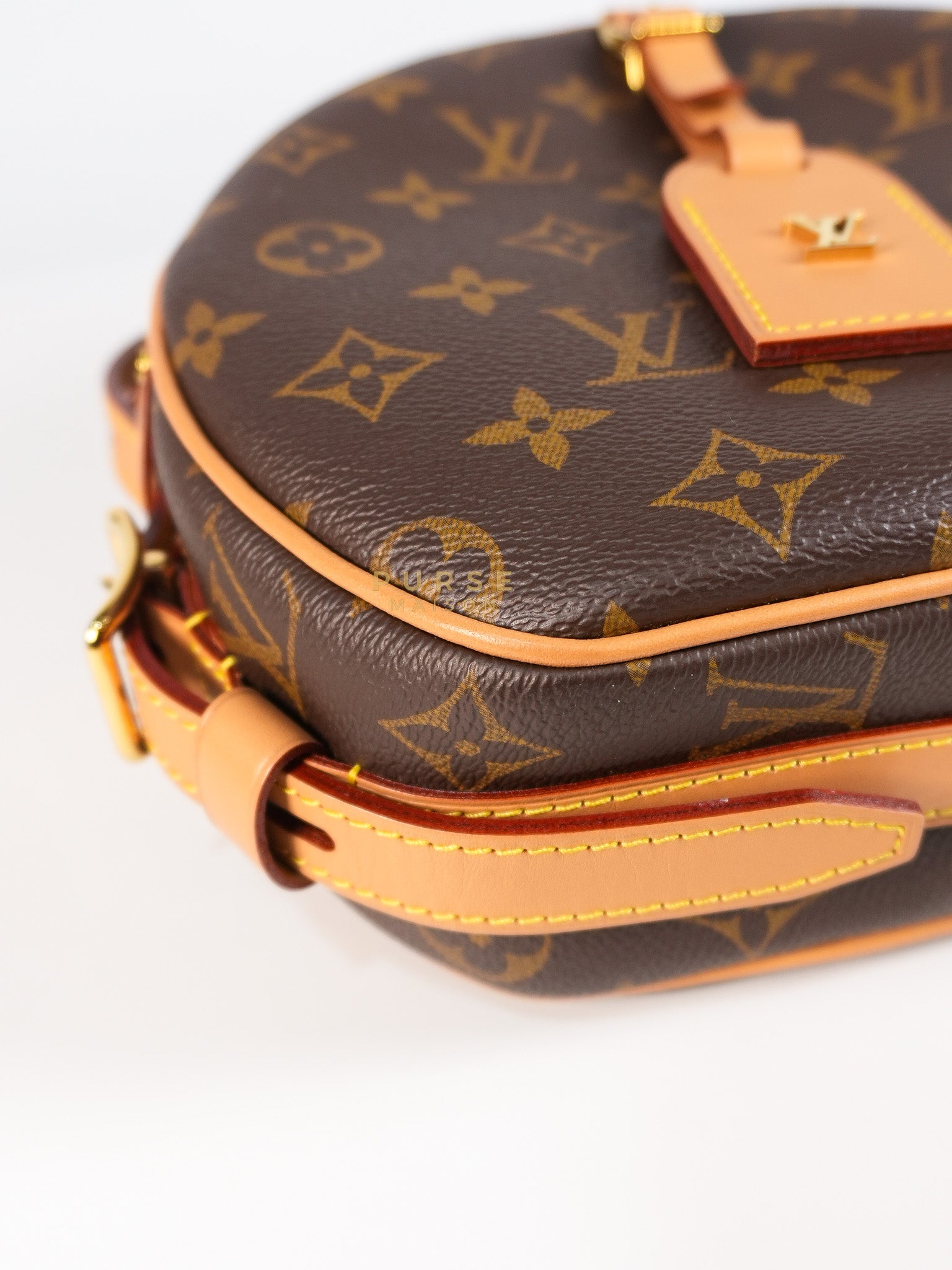 Boîte Chapeau Souple MM Bag in Monogram Canvas & Gold Hardware (Date Code: DU4200) | Purse Maison Luxury Bags Shop