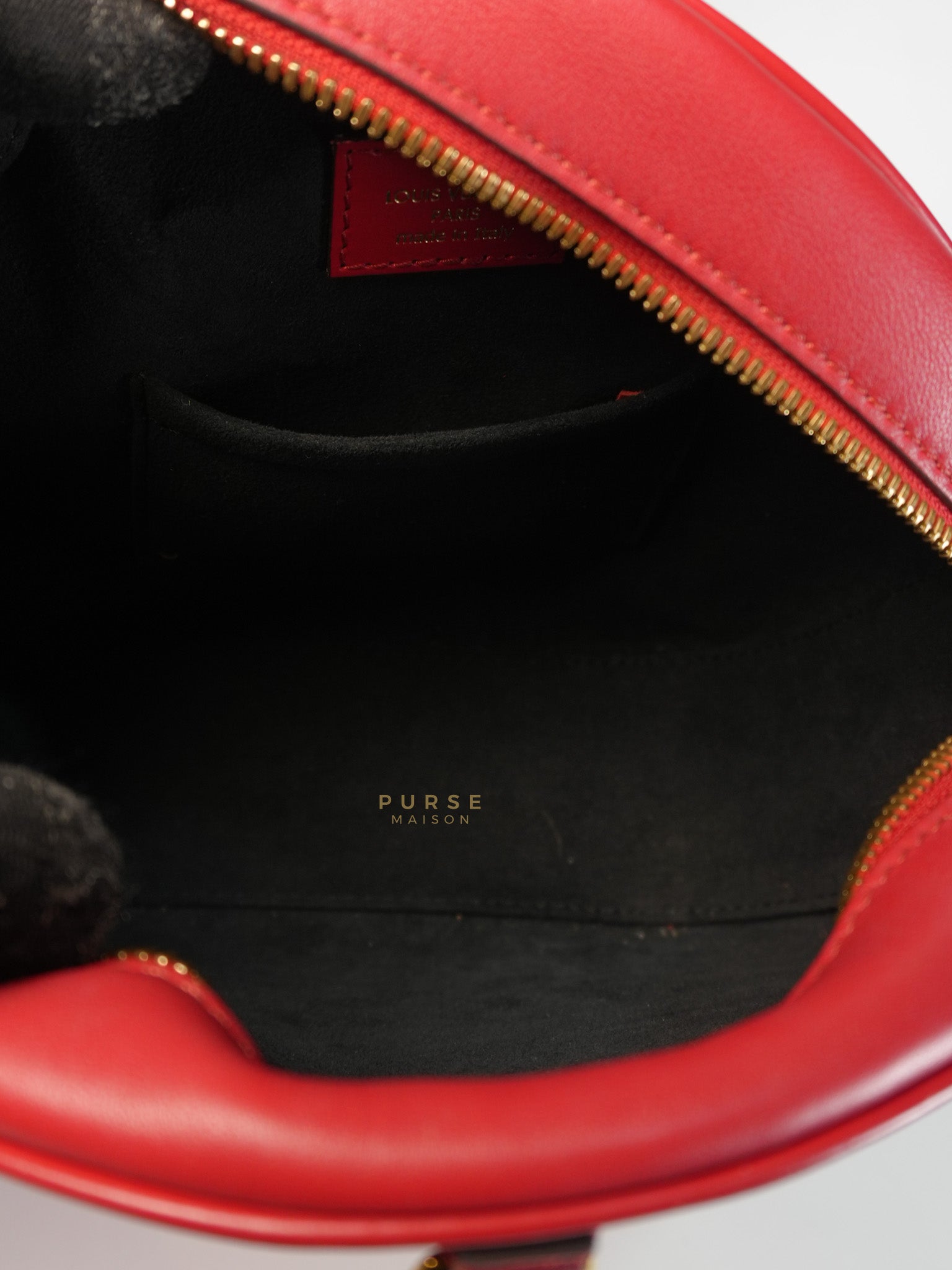 Boite Chapeau Souple MM in Vernis Rouge (Date Code: PL1189) | Purse Maison Luxury Bags Shop